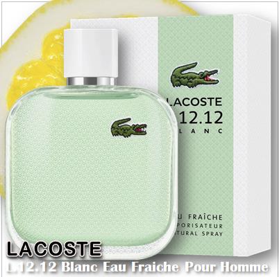 Lacoste L.12.12 Blanc Eau Fraiche Pour Homme